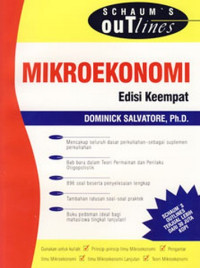 MIKROEKONOMI Edisi Keempat